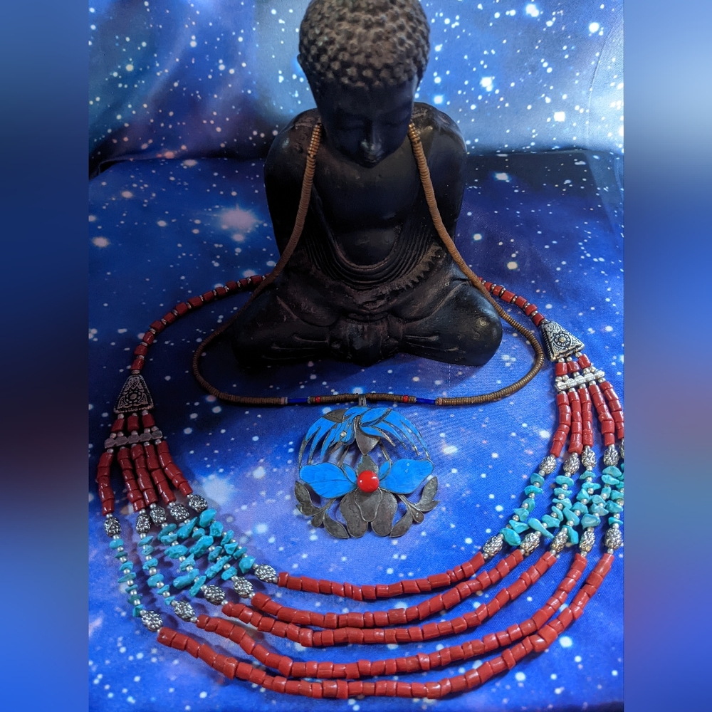 Stunning Rare Vintage Finds, Cloisonne, Torqouise, Co… Gem